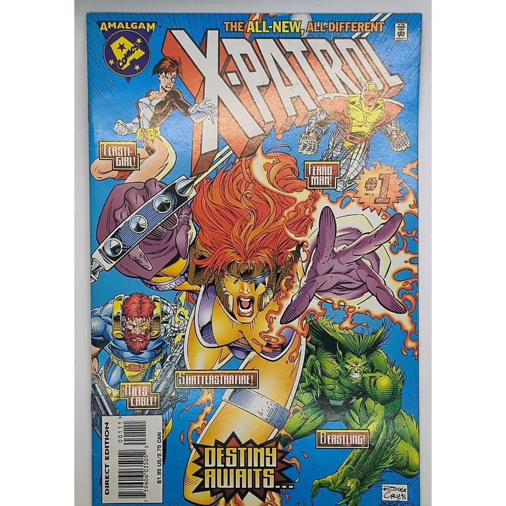 Amalgam Comics #1 Lot Magneto Speed Demon X-Patrol Marvel DC Crossover 1996 Set
